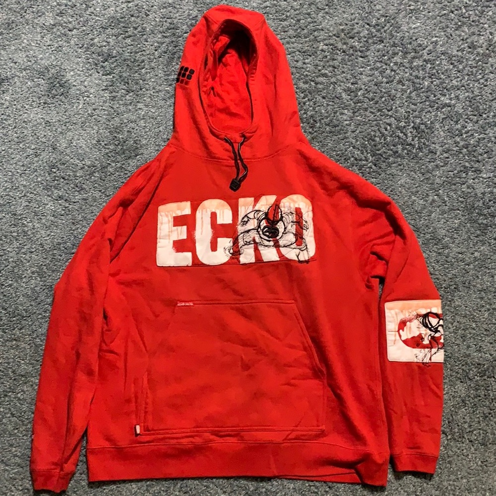 Rare Men’s Red Ecko Hooded Sweatshirt